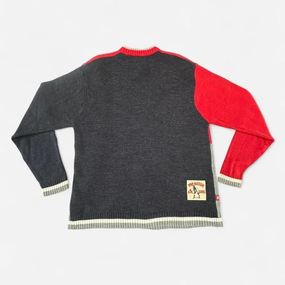 Red and grey PNB Nation sweater. PNB Nation & Suns New York Baseball - Picture 8 of 9